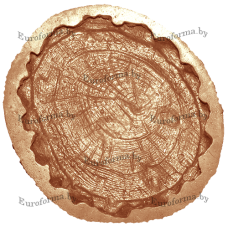 Форма полиуретановая для изготовления декоративной дорожки "Пенёк" фактура №1 Форма полиуретановая для изготовления декоративной дорожки "Пенёк" фактура №1