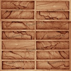 Форма полиуретановая "Кирпич колотый" Форма полиуретановая "Кирпич колотый"