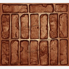 Форма полиуретановая "Кирпич Марсель" Форма полиуретановая "Кирпич Марсель"