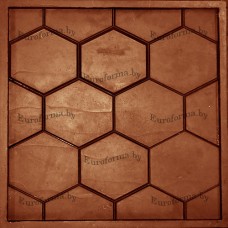 Гибкая полиуретановая форма для изготовления 3D панелей "Соты" Гибкая полиуретановая форма для изготовления 3D панелей "Соты"