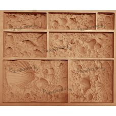 Форма полиуретановая "Морское дно текстура №1" Форма полиуретановая "Морское дно текстура №1"