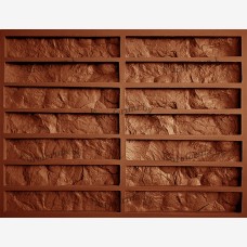 Форма полиуретановая "Кирпич мрамор Русский" Форма полиуретановая "Кирпич мрамор Русский"