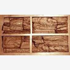 Гибкая полиуретановая форма для изготовления разборных угловых элементов декоративного камня "Горный плитняк". Гибкая полиуретановая форма для изготовления разборных угловых элементов декоративного камня "Горный плитняк".