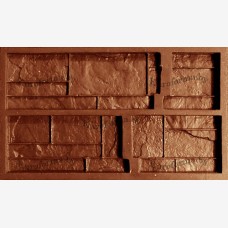 Гибкая полиуретановая форма для изготовления разборных угловых элементов декоративного камня "Техас". Гибкая полиуретановая форма для изготовления разборных угловых элементов декоративного камня "Техас".